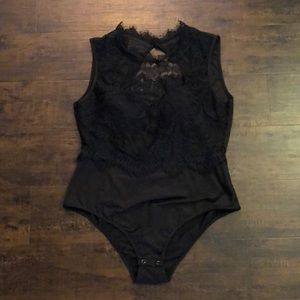 Black Lace Bodysuit